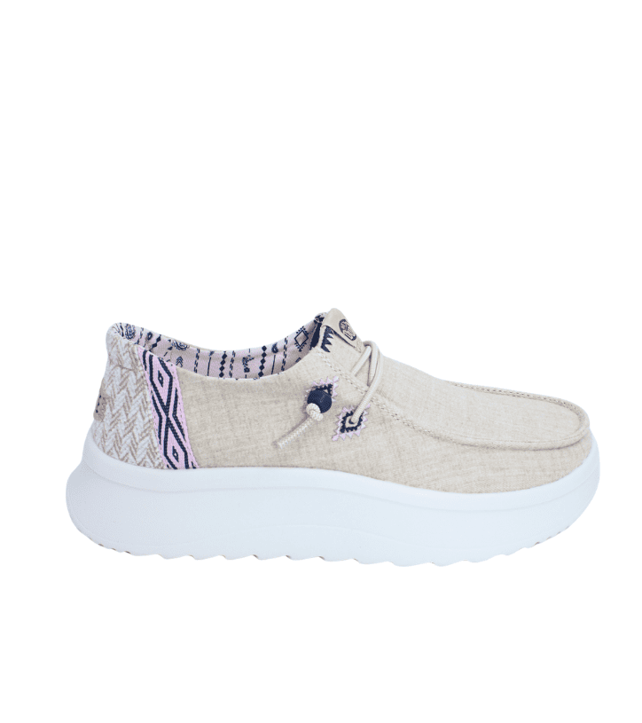 HEY DUDE Wendy Peak Woven Tan