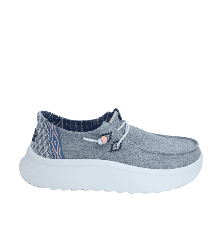 HEY DUDE Wendy Peak Woven Grey