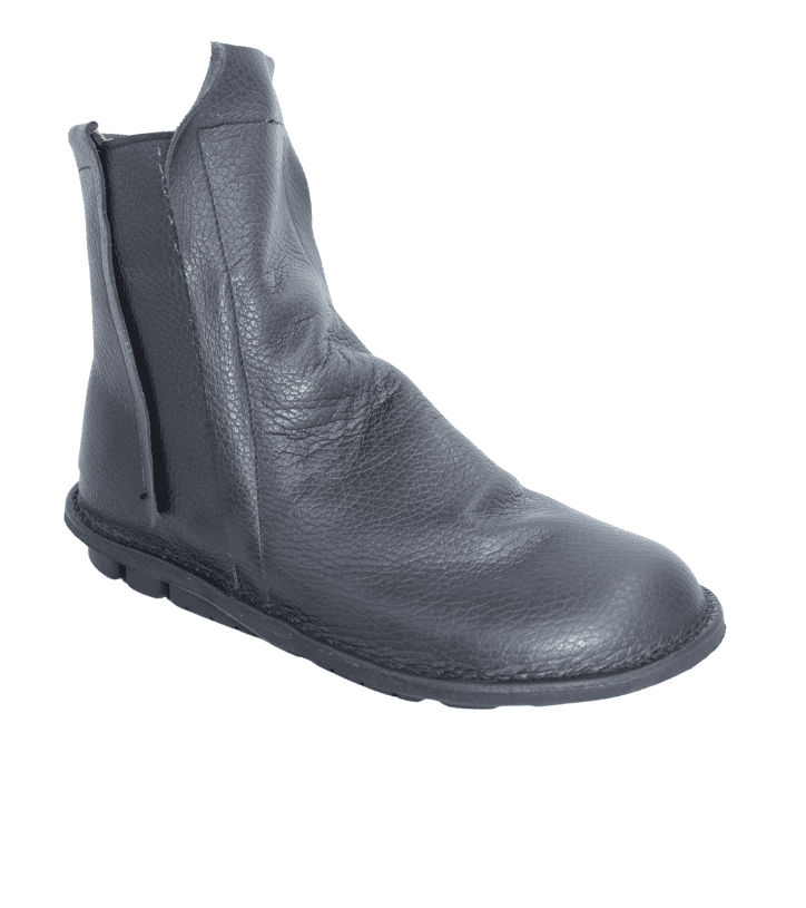 Tronchetto donna pelle nera Nuova GF 18