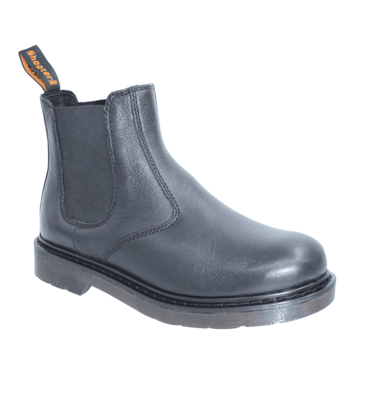 Chelsea boot donna Shooters 9026 nero in pelle bottalata