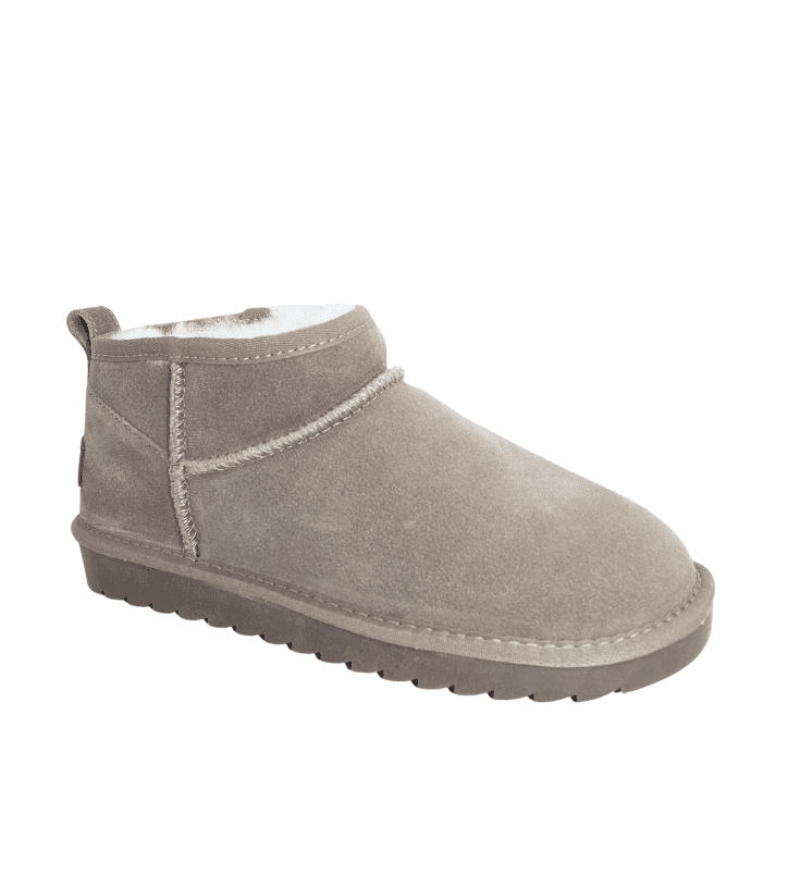 Colors of California Miwo Sheepskin Stivale Basso Taupe