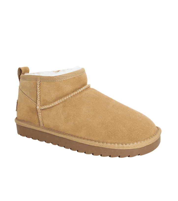 Colors of California Miwo Sheepskin Stivale Basso Tan